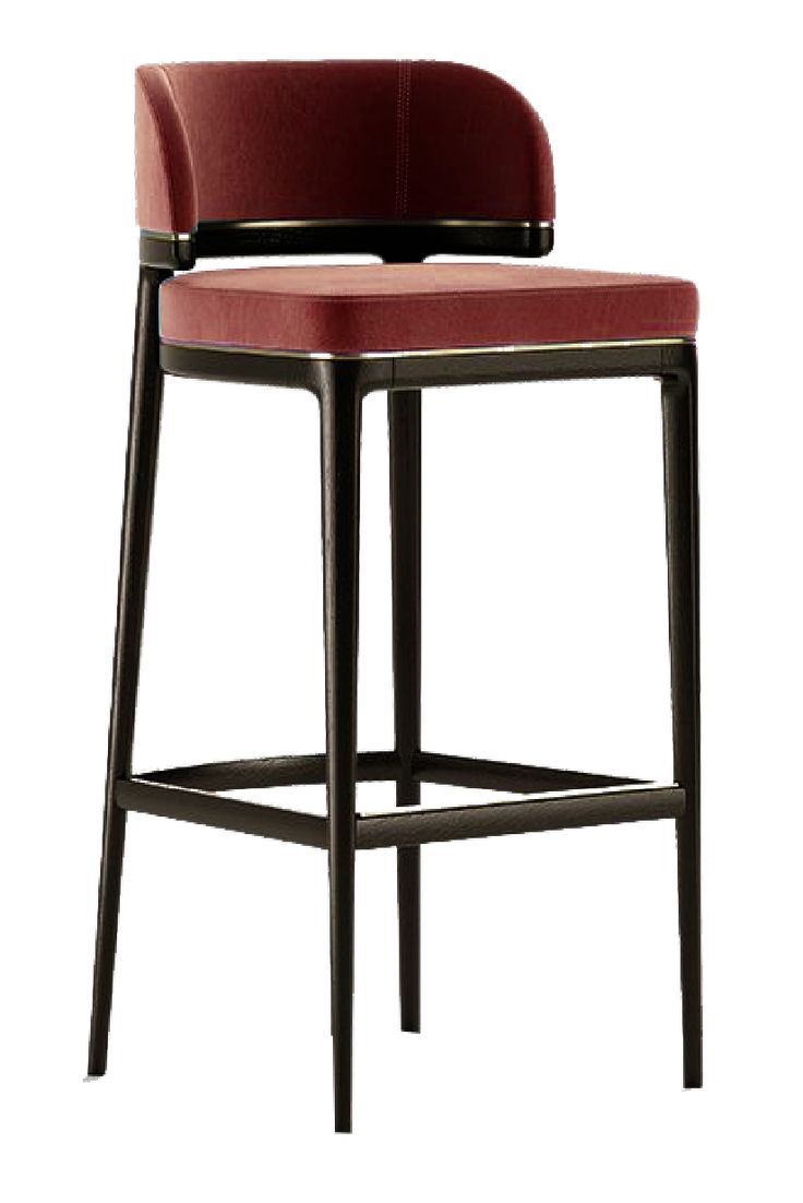 Velour Bar Stool