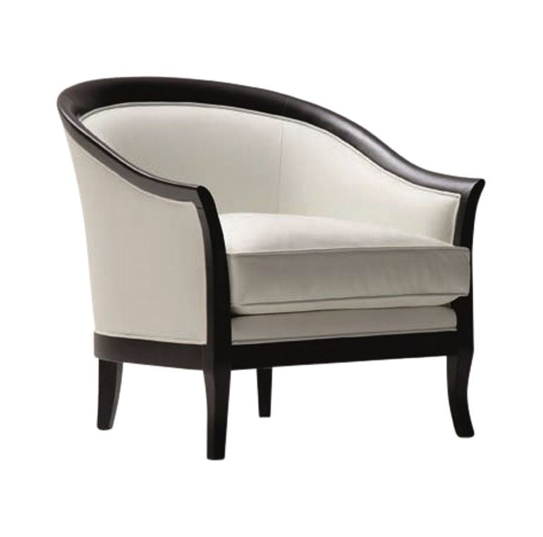 Elegant Curved Armchair