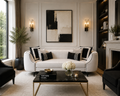Curved Cream Sofa