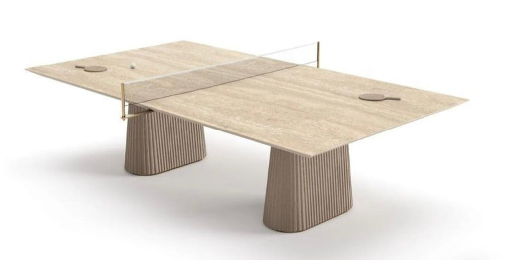 Travertine Ping Pong Table