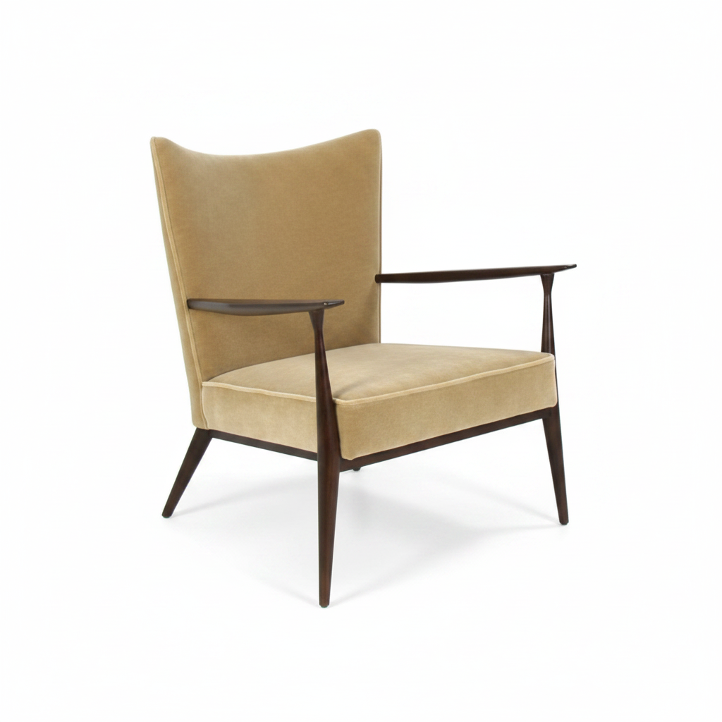 The Camel Wingback Chair