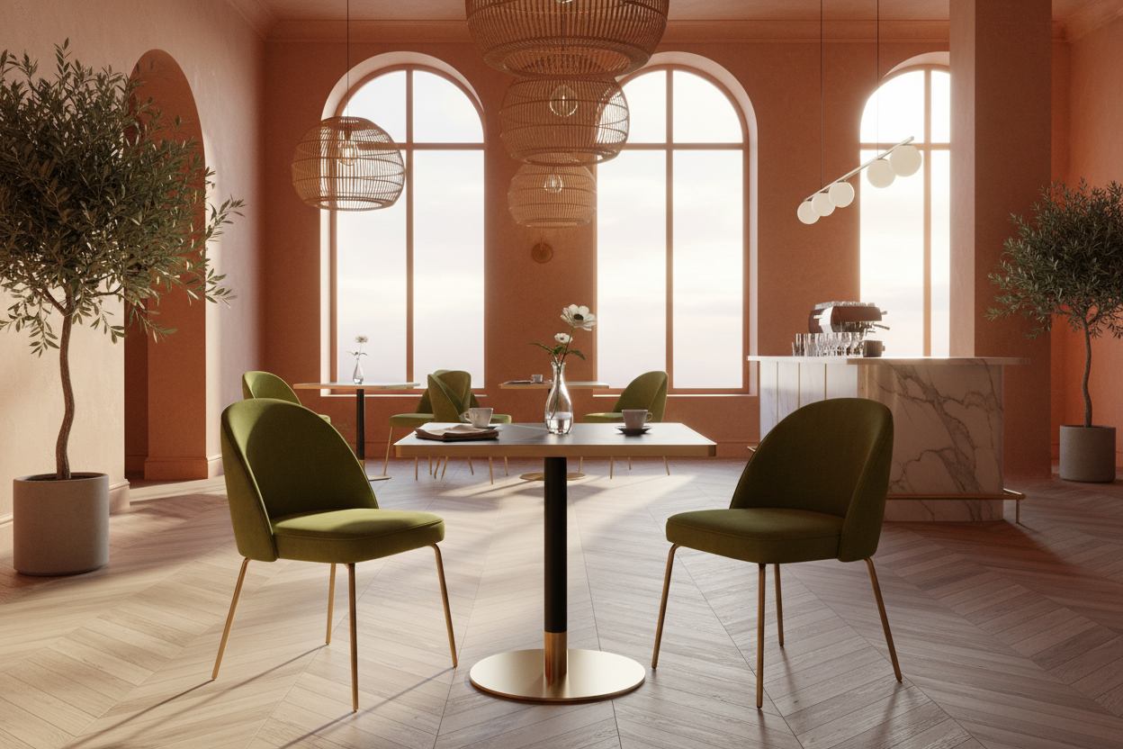Black Marble Gold Pedestal Dining Table