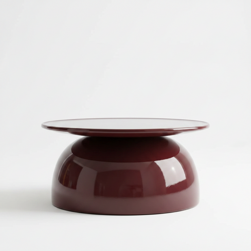 Burgundy Dome Coffee Table