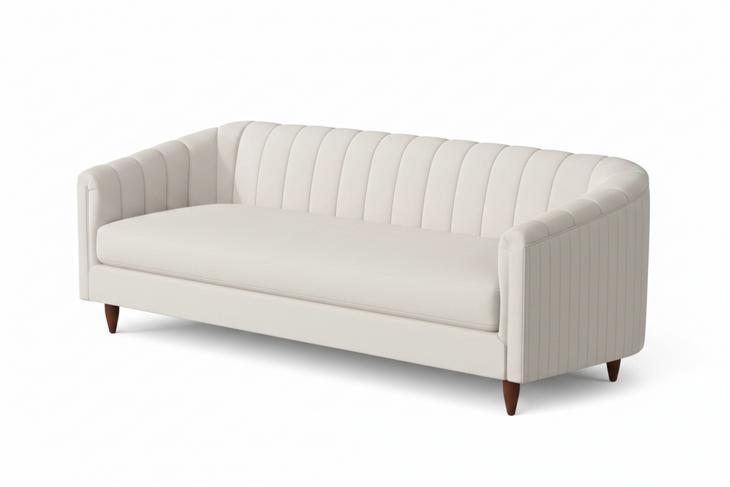 Riviera Channel-Tufted Sofa