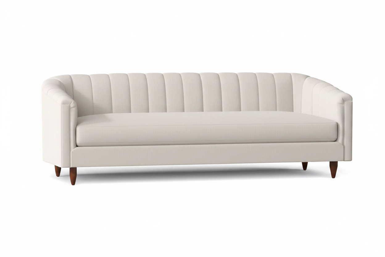 Riviera Channel-Tufted Sofa