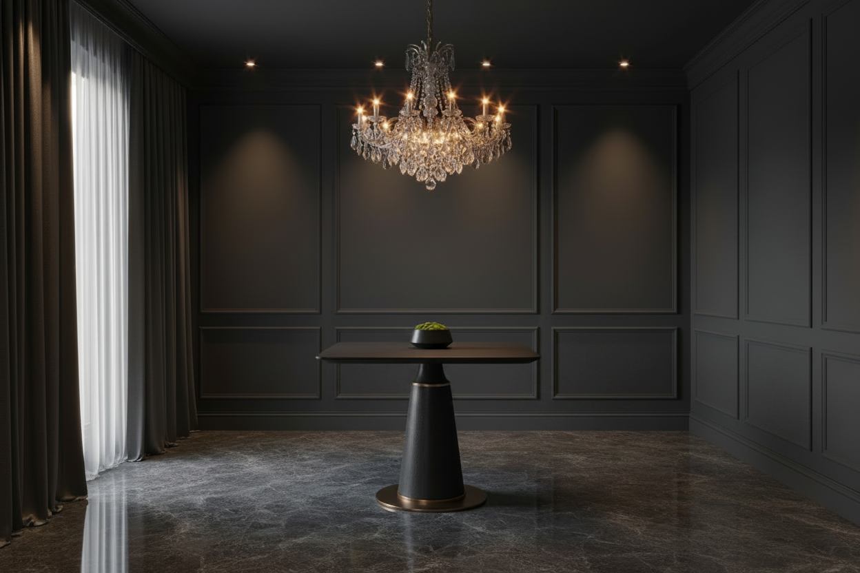 Conical Pedestal Dining Table