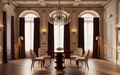 Wanderlust Crimson Lacquer Pedestal Table