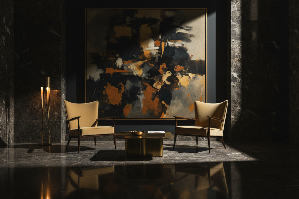 The Camel Wingback Chair