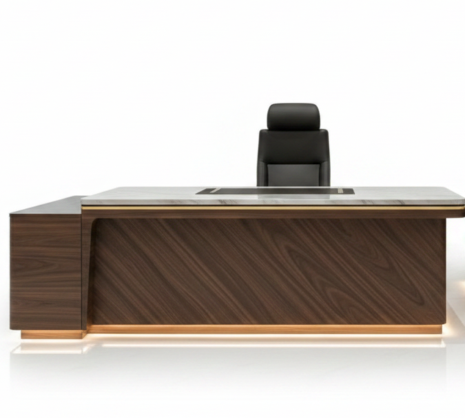 Luxury Executive Walnut Desk