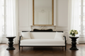 French-Inspired Black & White Sofa
