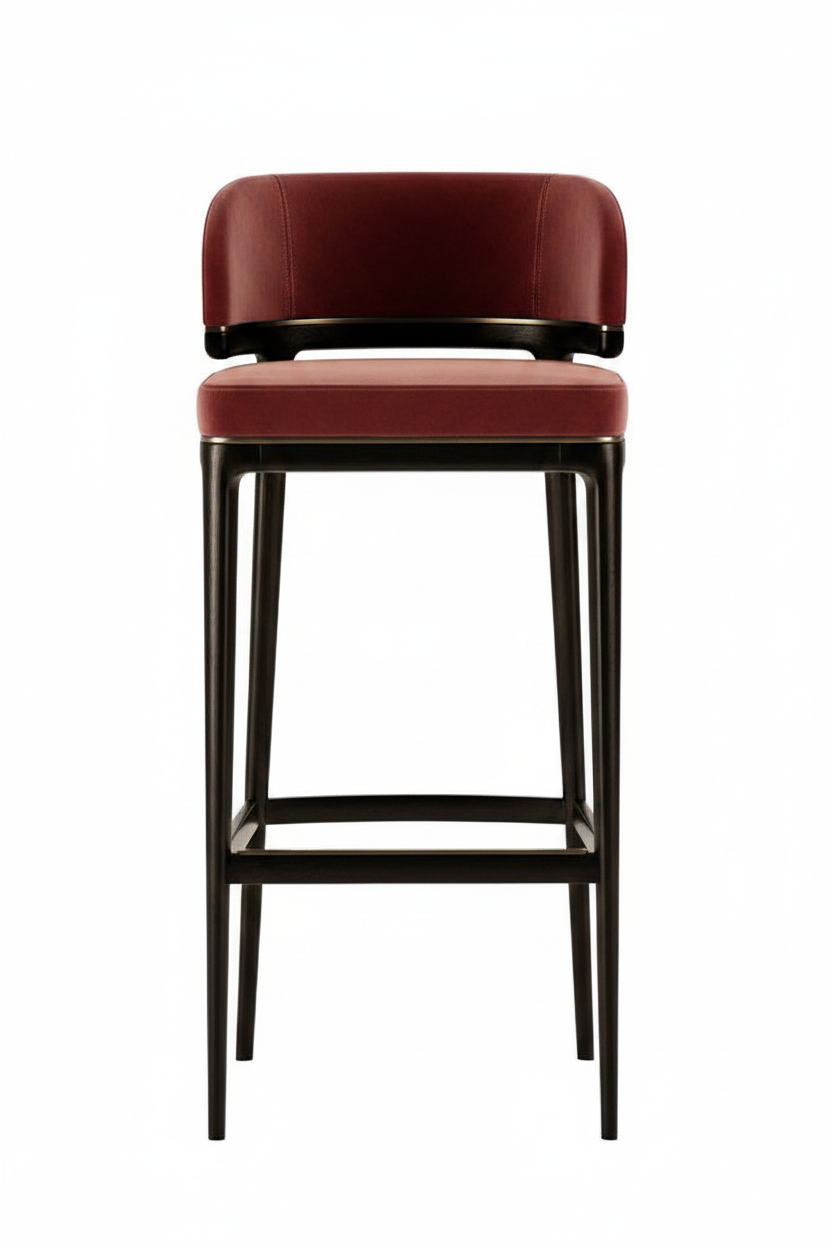 Velour Bar Stool