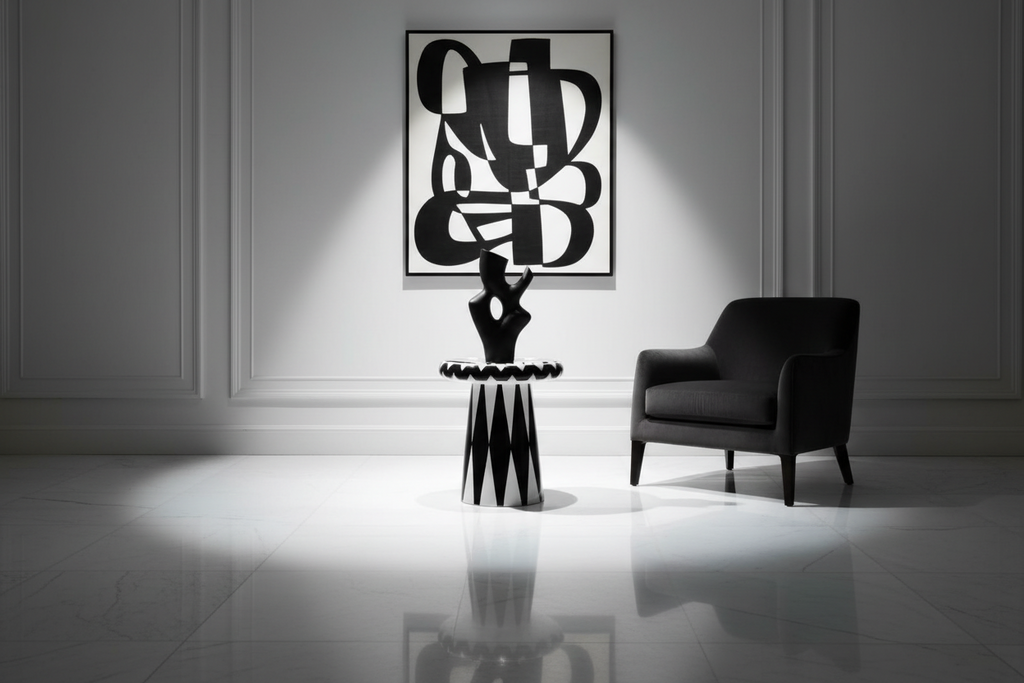 Harlequin Diamond Side Table