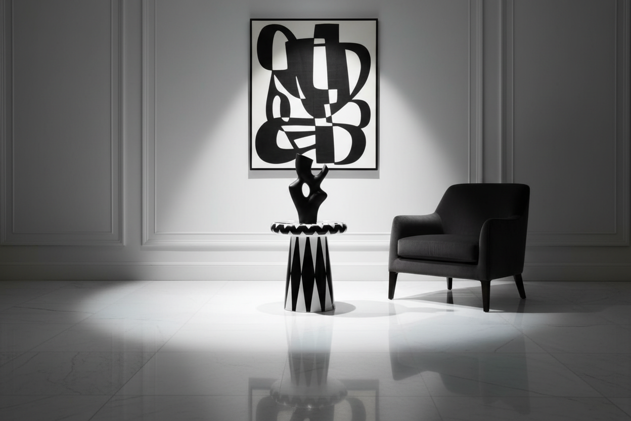 Harlequin Diamond Side Table