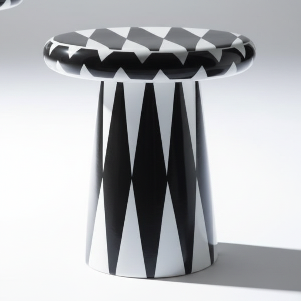 Harlequin Diamond Side Table