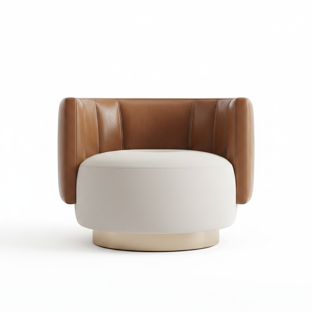 Visitor Chair front elevation on white background