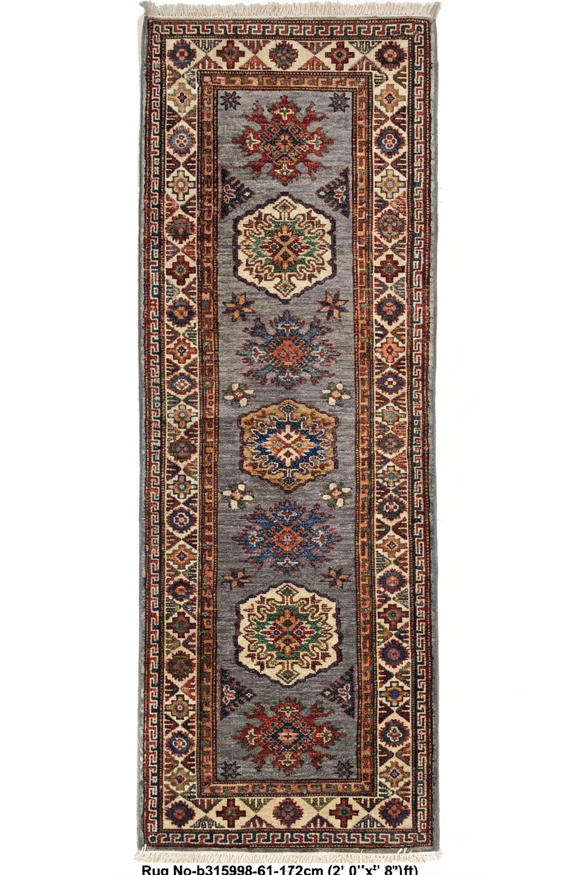 Kazak Runner Rug 61x172cm