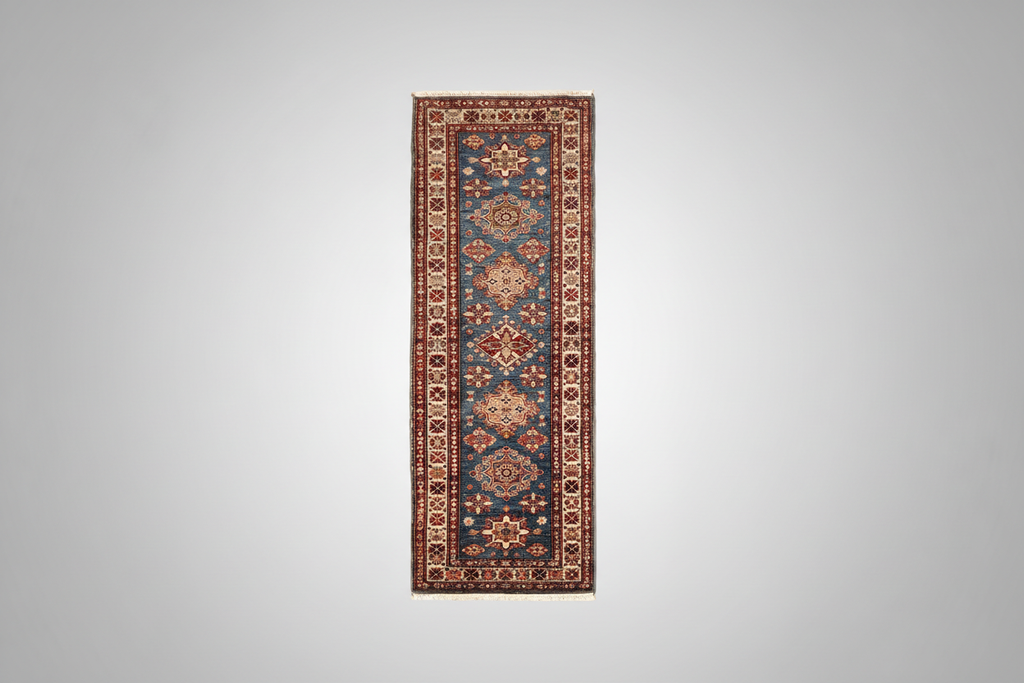 Kazak Geometric Runner Rug 60x185cm