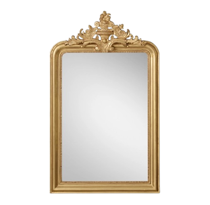 Ornate Gold Rococo Wall Mirror