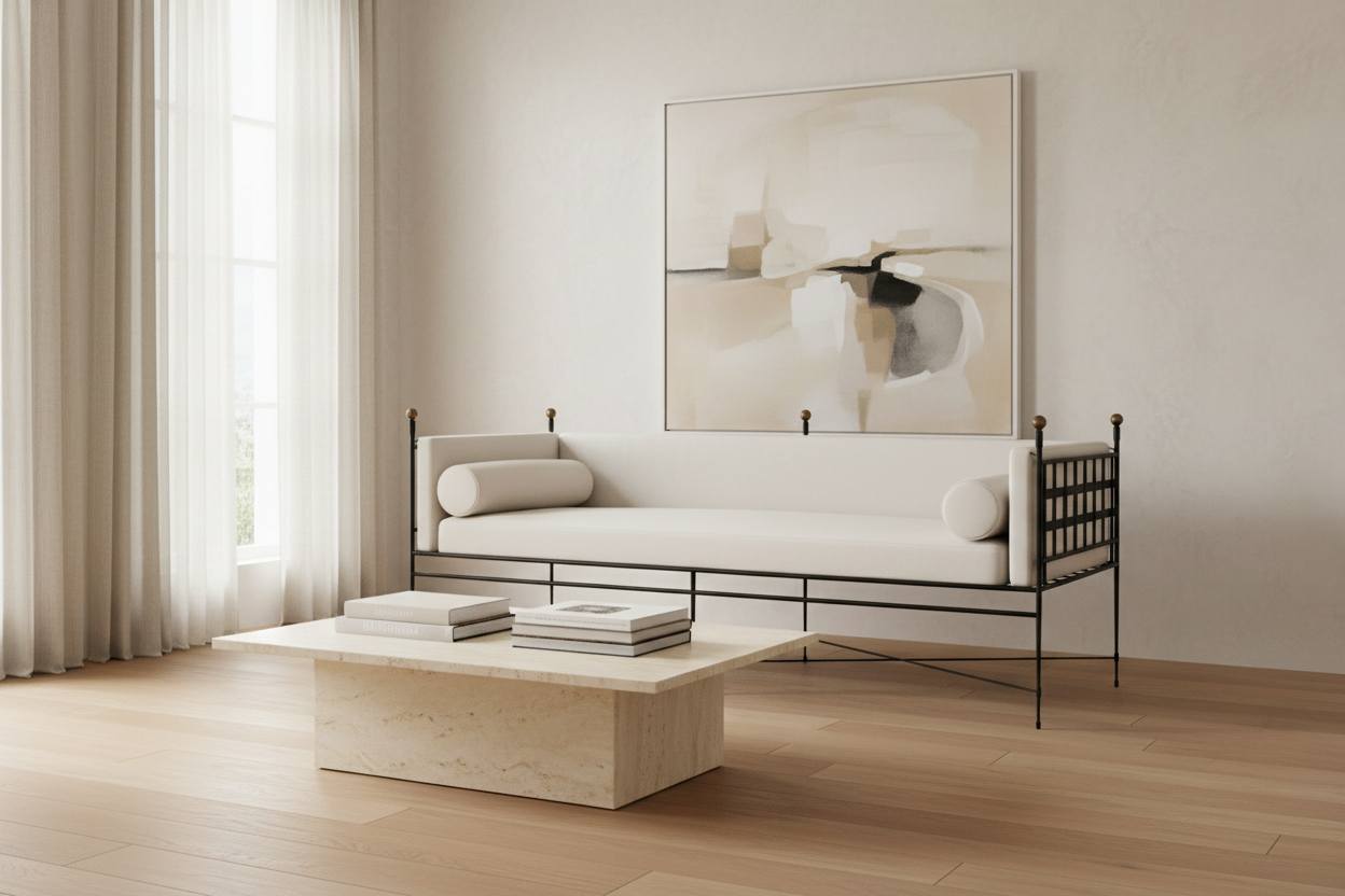 Iron Frame Daybed Sofa
