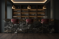 Velour Bar Stool