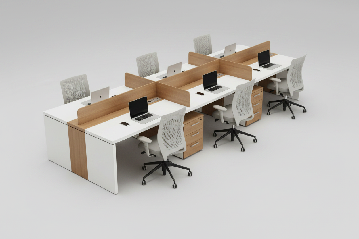 Executive Walnut Office Desk