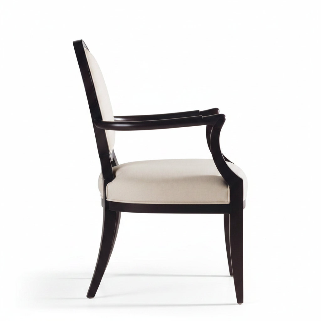 Oval X-Back Armchair