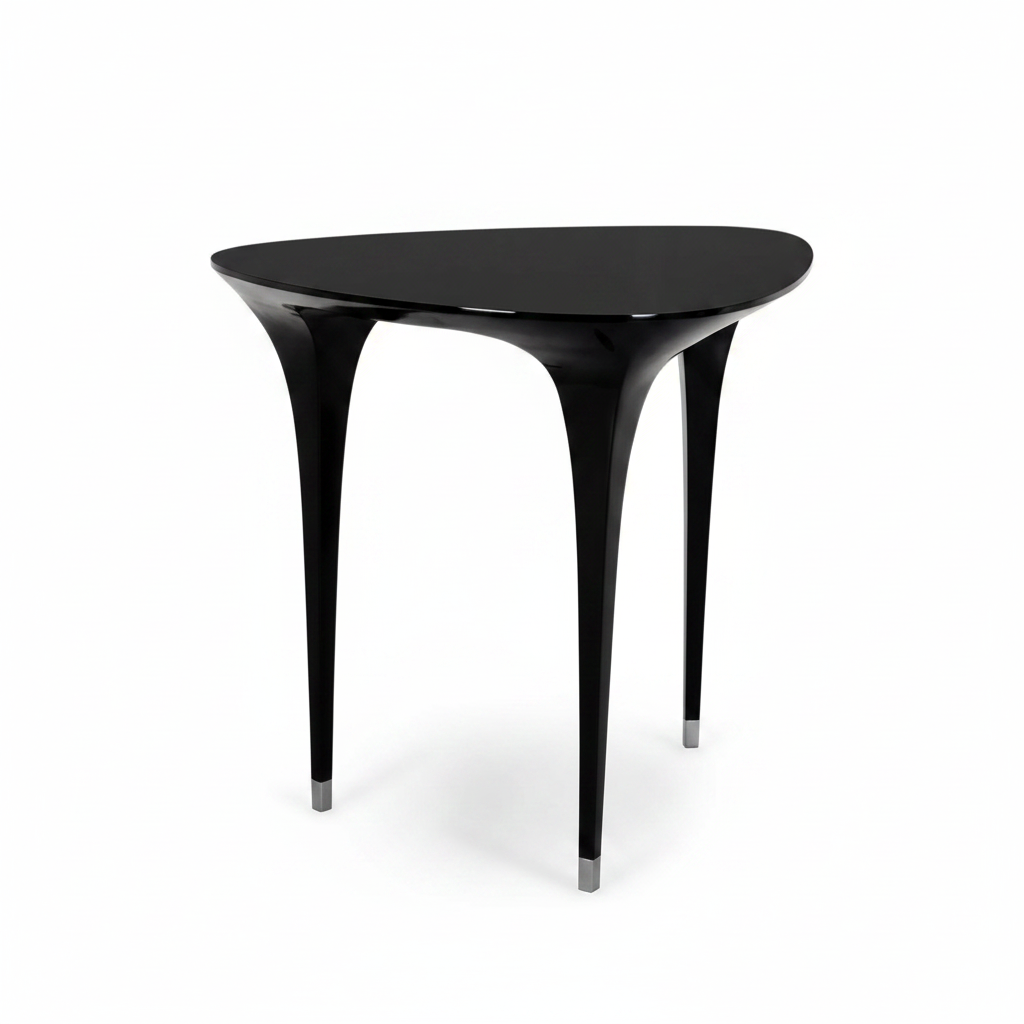 Ovoid Lacquer Side Table