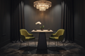 Pyramid Pedestal Dining Table
