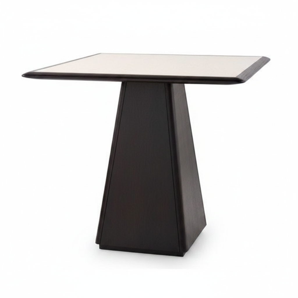 Pyramid Pedestal Dining Table