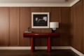 Scarlet Lacquer Console Table