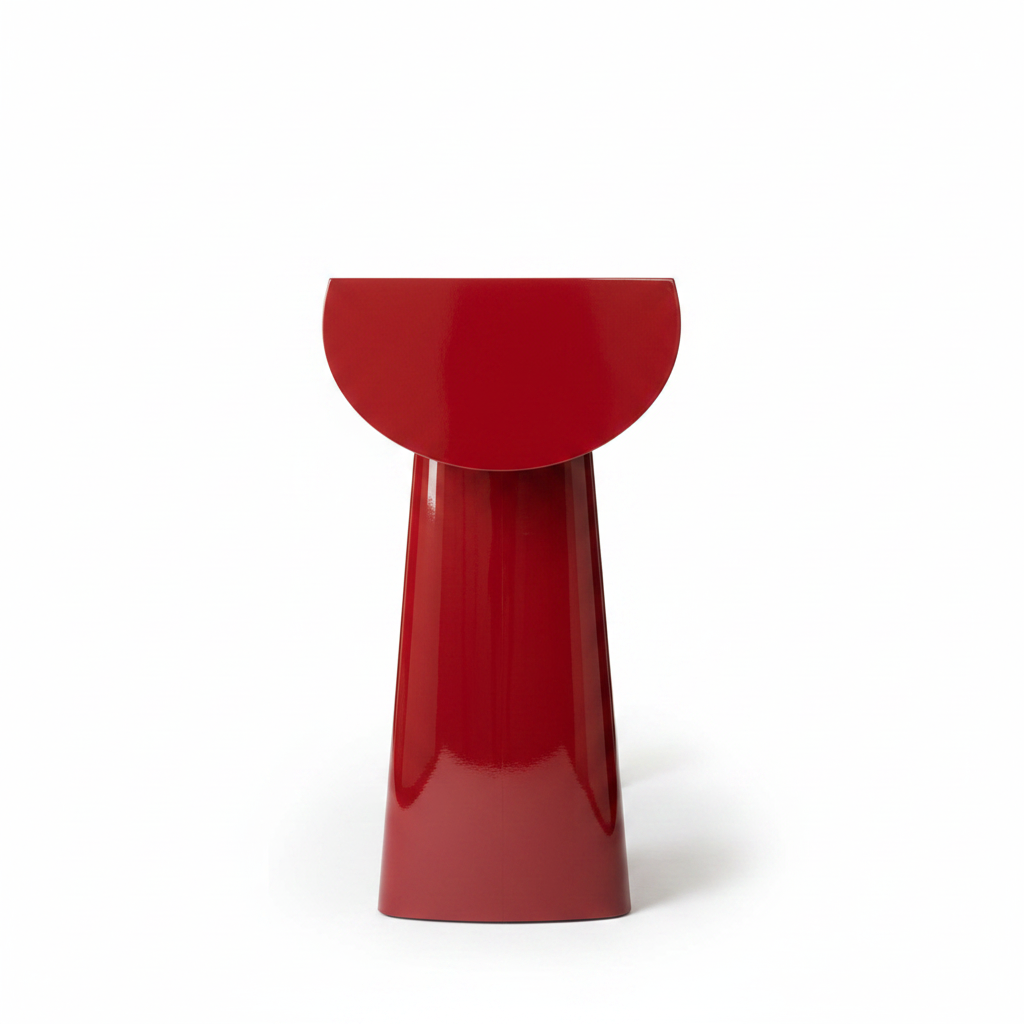 Scarlet Lacquer Console Table