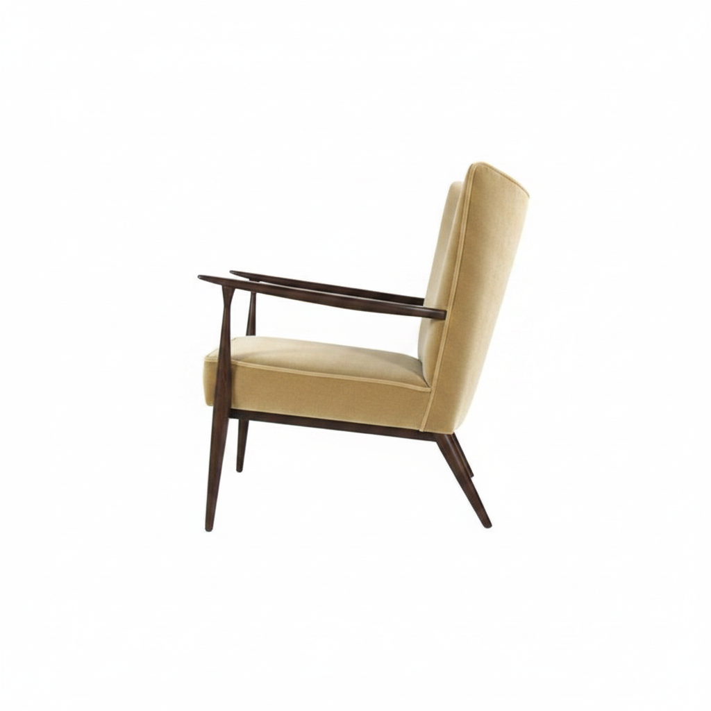 The Camel Wingback Chair